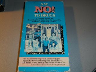 Say No No To Drugs Vhs Rare Twin Tower Enterprise