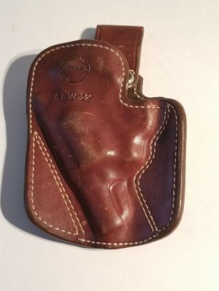 Rare Leather Ross Iwb Holster S&w J Frame 2 "