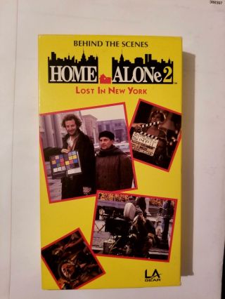 Rare 1992 Vhs Behind The Scenes Home Alone 2 Lost In York Macaulay Culkin