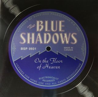 The Blue Shadows - On The Floor Of Heaven (cd Columbia) Rare Oop Vg,  9/10