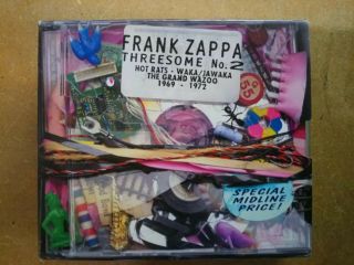 Frank Zappa - Threesome Vol.  2 (2002) Very Rare Box Set 3 Disc Cd Album Jawaka
