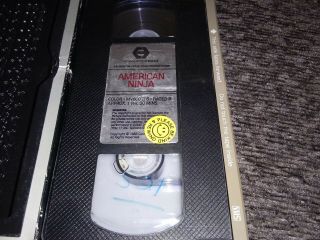 American Ninja VHS RARE Rental Big Box OOP Gate Fold 1st Edition 1985 Canon Film 5