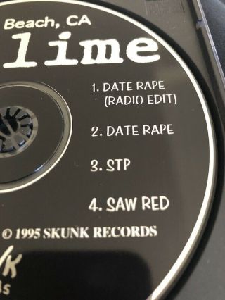 SUBLIME RARE DATE RAPE SINGLE EP 1995 CD HIDDEN TRACK BADFISH OOP 3