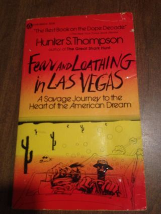 Fear And Loathing In Las Vegas 1971 - Hunter S Thompson Early Paperback Ed.  Rare
