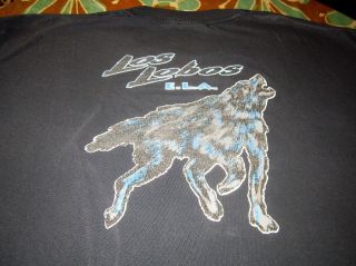 Los Lobos East L.  A.  Vintage Rock Tee Shirt Ultra Rare Xl Will The Wolf Survive?