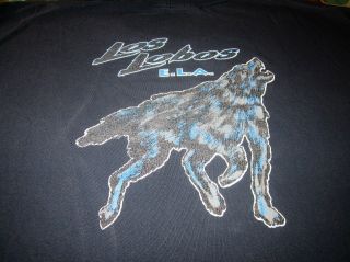 LOS LOBOS EAST L.  A.  VINTAGE ROCK TEE SHIRT ULTRA RARE XL WILL THE WOLF SURVIVE? 3
