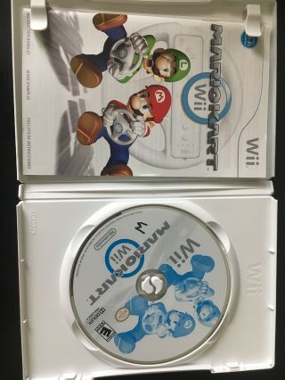 Mario Kart (Nintendo Wii,  2008) Game Disc & Case Rare 2