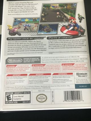 Mario Kart (Nintendo Wii,  2008) Game Disc & Case Rare 4