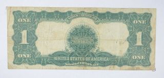 RARE 1899 Black Eagle $1.  00 Large Size US Silver Certificate - Iconic Note 984 2