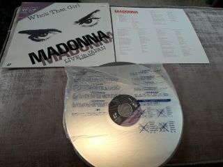 Madonna Whos That Girl Live In Japan Rare 12 " Laser Disc