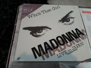 Madonna Whos That Girl Live In Japan Rare 12 