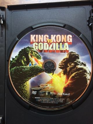 King Kong Vs.  Godzilla [DVD] Dolby,  Subtitled,  Widescreen rare kaiju monster 2