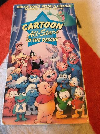 Cartoon All - Stars To The Rescue (vhs; 1990) Rare Animated Anti - Drug Tv Special