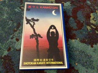 Hirokazu Kanazawa Kanku Dai Kata Vhs 1985 Karate Good Cond Clam Shell Rare Ntsc