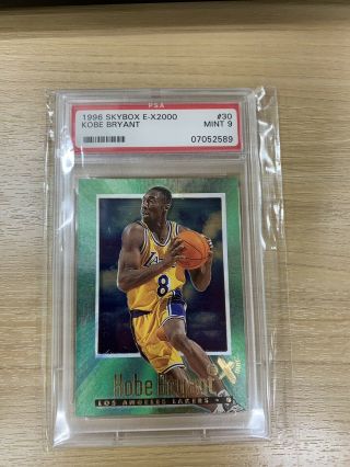 1996 - 97 Skybox E - X2000 30 Kobe Bryant Lakers Rc Rookie Psa 9 Rare
