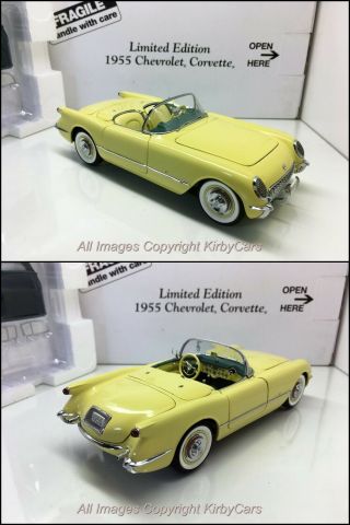 Danbury 1955 Chevrolet Corvette Roadster Le - Nmib/undisplayed Rare Yellow