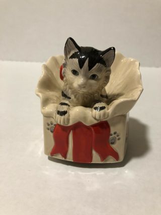 Rare Otagiri Music Box - Cats,  Gift Box ©️cindy Sugawara Japan Hand Painted