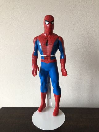Rare Vintage Spider - Man Marvel Collector Figure 1990 15 Inch W/stand