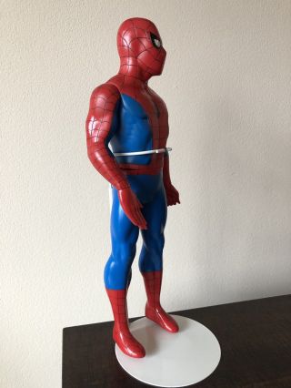 Rare Vintage Spider - Man Marvel collector figure 1990 15 inch w/stand 2