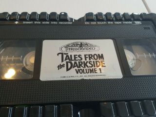 Tales From The Dark side Volume 1 VHS Rare Thriller Video big box 6
