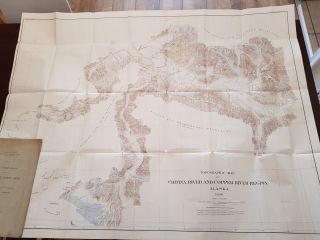 1901 Copper River District Alaska Washington Colour Maps Geology Mineral Rare