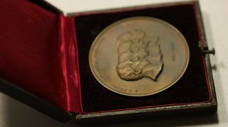 Greece,  1902 National Bank of Greece Bronze Medal with Box,  Rare 8