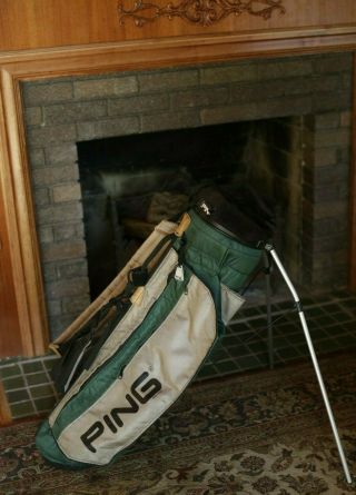 Vintage Ping Hoofer Golf Stand Bag Rare