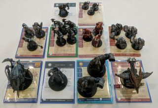 Tough Band Of Lg Constructs (23 D&d Minis,  5 Rare)