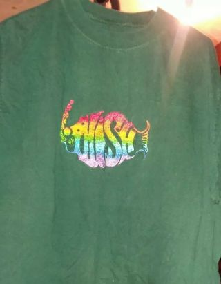 Rare Phish Embroidered Logo Tshirt Never Worn Bought On 1997 Fall Tour