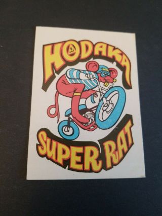 Rare Hodaka Rat Sales Service Card 33
