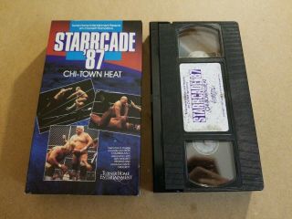 Nwa Wcw Starrcade 1987 87 Chi Town Heat Rare Non Rental Vhs Video Wrestling Wwe