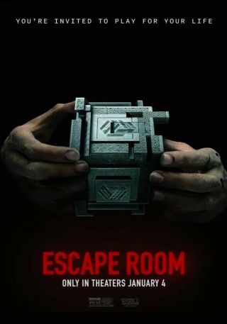 Rare Escape Room Double Sided Movie Theater Poster 27x40 One Sheet,  2ds
