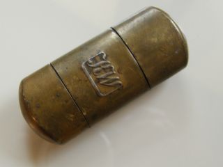 Kw Vintage Military Intersting Signed German Lighter Very Rare&old