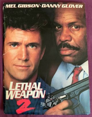 Lethal Weapon 2 - Warner Brothers 1989 Movie Press Kit - 14 Photos W/folder - Rare