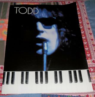 Rare Todd Rundgren Tour Book From 1982 Tour