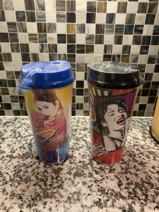 Selena Quintanilla Rare Stripes Cups (both) 2017