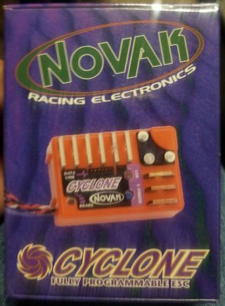 Nos Rare Htf Novak Cyclone Programmable Esc Rc Electronic Speed Control Nov1765