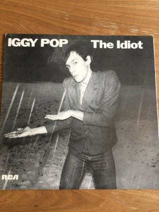 Iggy Pop The Idiot Rare Uk 1st Press 1977 Lp Rca Pl 12275 1 - A/1 - B Ex -