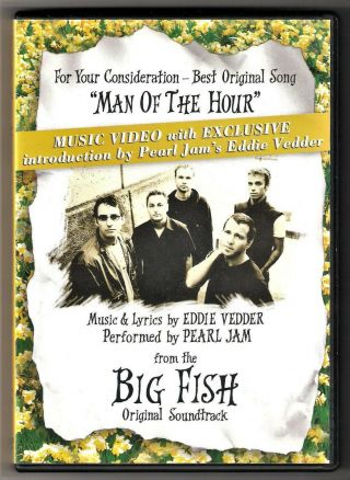 Man Of The Hour Fyc Big Fish Music Video Pearl Jam Eddie Vedder Rare Tim Burton