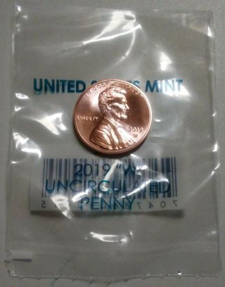 Rare 2019 W Uncirculated Lincoln Penny