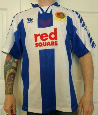 Rare Chester City Fc 2001/2 Virma Home Football Shirt Size Xl (x Large)