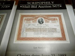 Rare Stock Certificate Catalogs With Prices Realized George Labarre - Zorp
