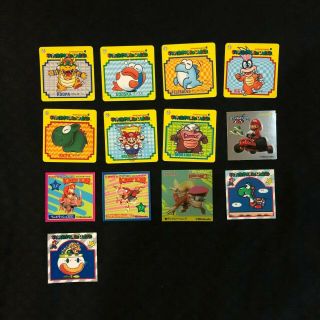 Nintendo Nagasakiya Mario World Donkey Kong Mini Sticker Card Japan Rare