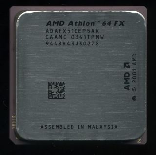 Rare Amd Athlon Fx - 51 Adafx51cep5ak Caamc Socket 940