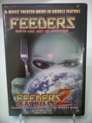 Feeders - 1 & 2 Dvd 2004 Very Rare Oop Campy Horror Double Feature John Polonia