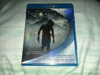 Apocalypto (reg.  A Usa Blu - Ray Disc,  2007) Oop Mel Gibson Rare S&h