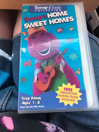 Rare Barney Tape - Barneys Home Sweet Homes (vhs,  1993)