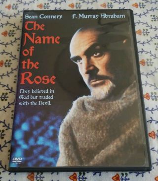The Name Of The Rose (dvd,  2004) Sean Connery F.  Murray Abraham Rare,  1986