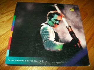 Peter Gabriel - Secret World Live Laserdisc Ld Rare Music