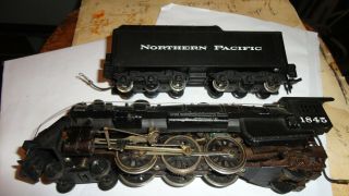 Rare Mantua Ho Scale Northern Pacific 4 - 6 - 2 Steam Engine & Tender 1845